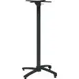 Base - color negro - Estructura en aluminio apilable con accessorio pieghevole e pies regulables - Modelo 774-HF3N-01