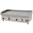 Plancha Eléctrica de acero rectificado 15 mm - Mod 80PERN - Potencia 5,2 kw - Superficie útil AxF 800x400 mm - Dimensiones A 806 x F 450 x H 245 mm - Peso 60 kg