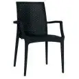 Poltroncina - color negro - ​Estructura en polipropileno - Modelo 819-U13N
