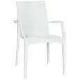 Poltroncina - color blanco - ​Estructura en polipropileno - Modelo 819-U13W1