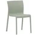 Sedia - color Verde - Estructura en polipropileno, resistente ai raggi UV - Modelo 859-verde