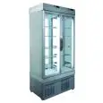 VITRINA REFRIGERADA para PASTELERÍA y HELADERÍA - MOD. TEK/28 - ESTRUCTURA EXTERIOR DE ALUMINIO ANODIZADO - CRISTAL DE BAJA EMISIVIDAD - TEMP. °C -15/-25; +2/+10 - DOS COMPARTIMIENTOS SEPARADOS - Alimentación monofásica - Potencia W 500 - CAPACIDAD: 520 L