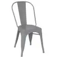 Sedia - color Gris - Estructura en metal pintado - Modelo 976-et53-Grey-opaco-1