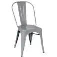 Sedia - color Gris - Estructura en metal pintado - Modelo 976-et53-Grey