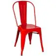 Sedia - color rosso - Estructura en metal pintado - Modelo 976-et53-Red-Big
