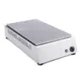 CUECE PIADINAS ELÉCTRICO DE ACERO PARA 2 PIADINAS DE Ø 30 cm - CON CONTROL TERMOSTÁTICO - Mod. 999.1636 - Adapta para piadinas con pasta fresca - Alimentación monofásica 230V - Potencia: 1x2500W - Medidas cm A 42 x F 80 x h 15