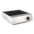 PLACA DE INDUCCIÓN ELÉCTRICA DE 1 ZONA de SOBREMESA - Mod. 999.1934.1 - Alimentación monofásica 230V - Potencia: 1x3500W ø 27 cm - Medidas Cm L 40 x P 50 x h 10,5