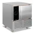 Abatidor de temperatura modelo ABT 05, temperatura -35°C / +5°C, capacidad bruta 156 Lt, dimensiones exteriores 800 x 877 x 840 mm.