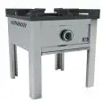 HORNILLO DE SUELO A GAS 1 FUEGO - Mod. AHB0001/U - Quemador de 12Kw - Medidas mm. L 600 x P 600 x h 550