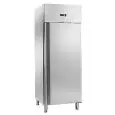 ARMARIO FRIGORÍFICO DE ACERO INOX - Para SNACK - Estático - Mod. AK404TN - Capacidad lt 400 - N. 1 puerta - Temperatura 0°/+8°C - Dim. cm L 68 x P 71 x 201 H - CE