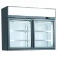Armario colgante expositor refrigerado de sombremesa para productos congelados con capacidad Lt 373 y temperatura de -22 a -18 °C Klimaitalia KENAI TOP 145