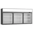 Armario colgante expositor refrigerado de sombremesa para productos congelados con capacidad Lt 559 y temperatura de -22 a -18 °C Klimaitalia KENAI TOP 210