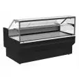 Mostrador vitrina para alimentos refrigerado - Mod ALASKA - Refrigeración estática -  Temperatura mínima de trabajo °C +0/+7 - Profundidad estante exposición: 64 cm