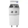 COCINA A GAS - Mod. CV9I2DH1 - N. 2 FUEGOS - COMPARTIMIENTO NEUTRO CON PUERTA - CON LLAMA PILOTO - Potencia kW 19 - Medidas cm L 40 X F 90 X H 114 - Homologación CE