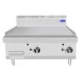 FRY TOP A GAS CON PLACA LISA INOX DE SOBREMESA - Mod. CV7I8IEC - Potencia kW 14 - Medidas cm L 80 X F 70 X H 54,7 - Homologación CE