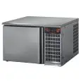 ABATIDOR DE TEMPERATURA - MOD. ATT02 - Refrigeración por aire - Capacidad de bandejas: N. 3 x GN 2/3 (cm 35,4x32,5) - Rendimiento abatimiento positivo: +3° (Kg.9) - Rendimiento abatimiento negativo: -40° ( Kg 7 ) - Medidas ext. cm L 65,8 x P 63 x h 42 - N
