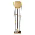 SOPORTE PARA SOSTENER PALAS CON CAJAS - MOD. AV4910 - ALTUURA cm. 135