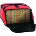 BOLSA TÉRMICA - MOD. AV4975 - Capacidad 5 pizzas ø 33 cm PARA ENTREGA A DOMICILIO - Medidas cm. L 37 x P 37 x 20 h