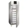 ARMARIO FRIGORÍFICO DE ACERO INOX - VENTILADO - Mod AXF600FISH - CAJAS (cm L 60 x P 40,5) - N 1 PORTA - CAPACIDAD LT 537 - TEMPERATURA  0° /+10° C - Dim cm L 68 x P 81 x h 200