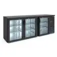 NEVERA DE RETRO BAR PARA BEBIDAS - Mod. DD 300 IF - Temperatura 0°/+10°C - Capacidad lt. 445 - Alimentación monofásica V220/1 - Potencia W 320 - Medidas cm. L 200,2 x P 53,5 x h 86 - Peso Kg. 125