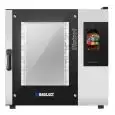 HORNO ELÉCTRICO MIXTO DE CONVECCIÓN Y VAPOR CON MANDOS EN PANTALLA TÁCTIL - Cod. BISTROT 665E - PARA PANADERÍA Y PASTELERÍA - Capacidad bandejas n. 6 cm 40X60 o GN 1/1 - Potencia kW 10 - Alimentación 230 V 50/60 Hz  - Temperatura max °C 270 - Medidas exte