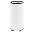 EXPOSITOR REFRIGERATO PARA BEBIDAS - Mod. DN65H - Capacidad lt. 65 - Refrigeración estática  - Alimentación monofásica - Potencia W 100 - Medidas cm ø 44,5 x 96,5h - Homologación CE