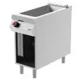 BAÑO MARÍA ELÉCTRICO - MOD. BME91M0 - Capacidad de cubetas: n. 1 GN 1/1 H15 + n. 1 GN 1/3 H15 - Compartimento abierto - Monofásico - Dimensiones: cm L 40 x P 90 x H 90 - CE