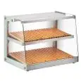 Vitrina expositora neutra - Mod BRD 100 - Base de acero inoxidable - Dimensiones cm L 98,9 x P 45,7 x H 51,6