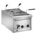 CUECEPASTAS DE MESA ELÉCTRICO - Mod CC11 - 1 TANQUE Lt 25 - MONOFÁSICO 230V - DIMENSIONES cm L 40 x P 70 x 34 H - Norma CE