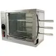 MULTIGRILL - MOD. CEV2 -  Armazón de acero inox - N. 2 resistencias con regulador de energía - N. 2 + 1 espada inox - Voltaje 230v monofásico - Potencia 1,8 KW - Medidas: cm L 58,7 X P 31,5 X 45 h - CE