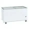 EXPOSITOR REFRIGERADO - MOD. CFG 508 - ESTÁTICO - DESESCARCHE MANUAL - CAPACIDAD LT 500 - TEMPERATURA -12°/-22°C - Dimensiones cm L 155,5 x P 63,5 x h 89 - CE
