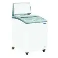 EXPOSITOR REFRIGERADO - MOD. CG 150C - ESTÁTICO - DESESCARCHE MANUAL - CAPACIDAD LT 150 - TEMPERATURA -14°/-23°C - Dimensiones cm L 58 x P 69,5 x h 111 - CE