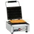 Máquina para hacer waffles en palito - Mod EI90UGRK - Alimentación monofásica - Potencia 1600 W - Medidas cm L 29,6 x P 41,5 x 29 H