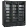 Vitrina refrigerada para bebidas negra modelo CL 1700 3G SL BLACK, capacidad 1428 l y temperatura 0°C/+10°C.
