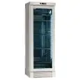 VITRINA REFRIGERADA PARA VINOS - Mod. ENY 420 N WHITE - ESTÁTICO - TEMPERATURA °C +4/+18 - N. 1 PUERTA ACRISTALADA - ESTRUCTURA EN MADERA DE CENIZA BLANQUEADA - ALIMENTACIÓN 220/50Hz MONOFÁSICA - Medidas cm L 65,5 x P 63,5 x H 188