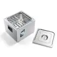RONER - CALENTADOR TERMOREGULADO - MOD. NERONE STATIC 2/3 PLUS - TEMPERATURAS °C +24/+99 - Alimentación monofásica V 230/50Hz - POTENCIA W 1150 - CE