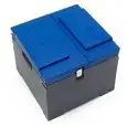 CONTENEDOR ISOTÉRMICO - MOD. COOLBOX PANS - Estructura de polietileno - Tapa de polietileno -  Apto para conservar el helado hasta 4 horas con tapa cerrada - Medidas cm L 52 x P 52 x 43,2 H