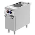 CUECEPASTAS ELÉCTRICO - MOD. CPE91M0 - N. 1 cuba Lt. 40 - N. 1 Compartimento neutro con puerta - Potencia kW 9,6 - Dimensiones: cm L 40 x P 90 x H 90 - CE