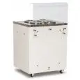 VITRINA PARA HELADO - MOD. CREAM 4 C - TEMPERATURA -20°/-5° C
