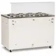 VITRINA PARA HELADO - MOD. CREAM 8 C - TEMPERATURA -20°/-5° C