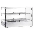 Vitrina expositora calefactada de sobremesa - Mod CRH 55 2 - Base de acero inoxidable – Temperatura +30°/+90°C - Dimensiones cm L 55,5 x P 36,1 x H 37,9
