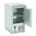 SALADETTE REFRIGERADA DE ACERO INOX - Mod. CRX 45 A - ESTÁTICA - GASTRONORM 1/1 (cm 53 x 32,5 x 15) - N. 1 PUERTA REFRIGERADA - ENCIMERA DE ACERO INOX - TEMPERATURA +0º/+8ºC - Dim. cm. L 45 x P 70 x h 88,7 - CE