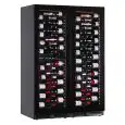 VITRINA REFRIGERADA PARA VINOS - Mod. EY355I3VD NL - VENTILADA - TEMPERATURA +2°/+20°C / +2°/+12°C / +12°/+20°C - N. 2 PUERTAS ACRISTALADAS - CAPACIDAD LORDA Lt. 872 - Potencia W 260 - MONOFASE - Medidas cm L 119 x P 69 x H 180