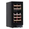 VITRINA REFRIGERADA PARA VINOS - Mod. EY37I2VD NL - VENTILADA - TEMPERATURA +2°/+12°C / +12°/+20°C - N. 1 PUERTA ACRISTALADA - CAPACIDAD LORDA Lt. 86 - Potencia W 80 - Alimentación monofásica - Medidas cm L 38 x P 57,3 x H 82