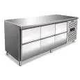 Mesa refrigerada modelo CXF 3160 TN, temperatura +2°C / +3°C, capacidad bruta 358 Lt, dimensiones exteriores 1795 x 700 x 860 mm.