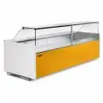 Mostrador de alimentos refrigerados - Mod M 90 VVD FB - Ventilado - Temperatura °C +3/+5 - Profundidad de superficie de pantalla: 76 cm
