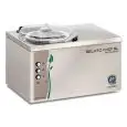 MANTECADORA DE MOSTRADOR PARA HELADO - Mod. GEMASTER 5L AUTOMATIC GR - Condensador de aire - Función de conservación - Capacidad de 1,5 litros - Producción horaria máxima de 4,5 litros / 3 kg - Alimentación 220-240 V / 50-60 Hz monofásica - Potencia de 25
