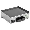 FRY TOP - MOD. FT PFTM - PLACA VITROCERÁMICA - Medidas SUPERFICIE cm 36x28 - Alimentación V 230/50-60Hz MONOFÁSICA - Potencia kW 1,1 - Medidas Cm A 36 x F 34 x h 15 - Homologación CE