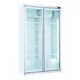 ARMARIO FRIGORÍFICO - Mod. DC 1050 - N. 2 PUERTAS ACRISTALADAS - REFRIGERACIÓN VENTILADA - CAPACIDAD LT 1050 - TEMPERATURA +1º/+10°C - Dim. cm L 112 x P 59,5 x h 197,5 - CE