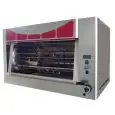 ASADOR PLANETARIO A GAS - MOD. DELTA30P - CAPACIDAD N. 30 POLLOS - N. 6 espadas de cm 91 - Potencia térmica: 13,8 Kw - Consumo: 1,08 Kg/h GAS GPL - Medidas: cm A 125 x F 71 x 73 h - CE